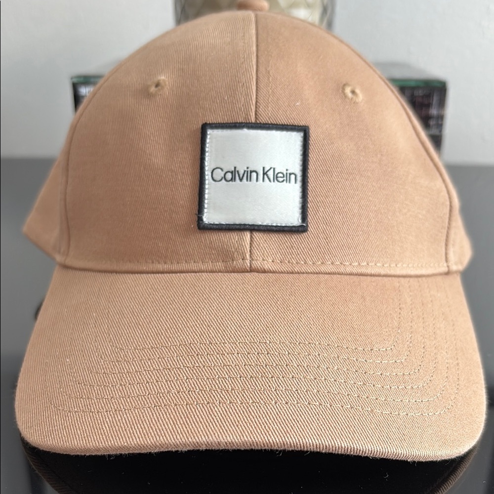 Calvin Klein Beige Baseball Cap